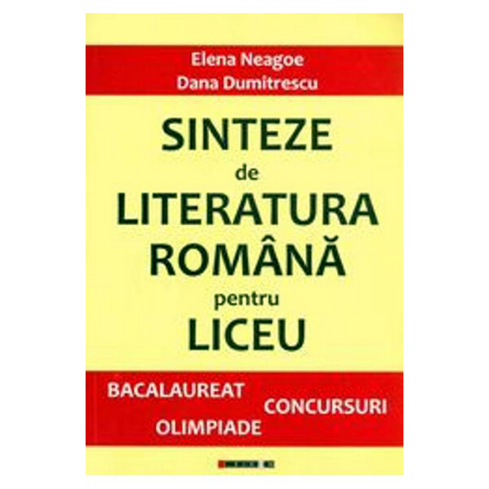 Sinteze de Literatură Română pentru liceu